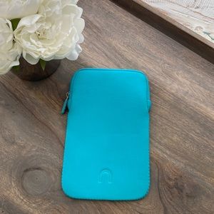 NOOK READER ZIPPERED PADDED CASE- Turquoise